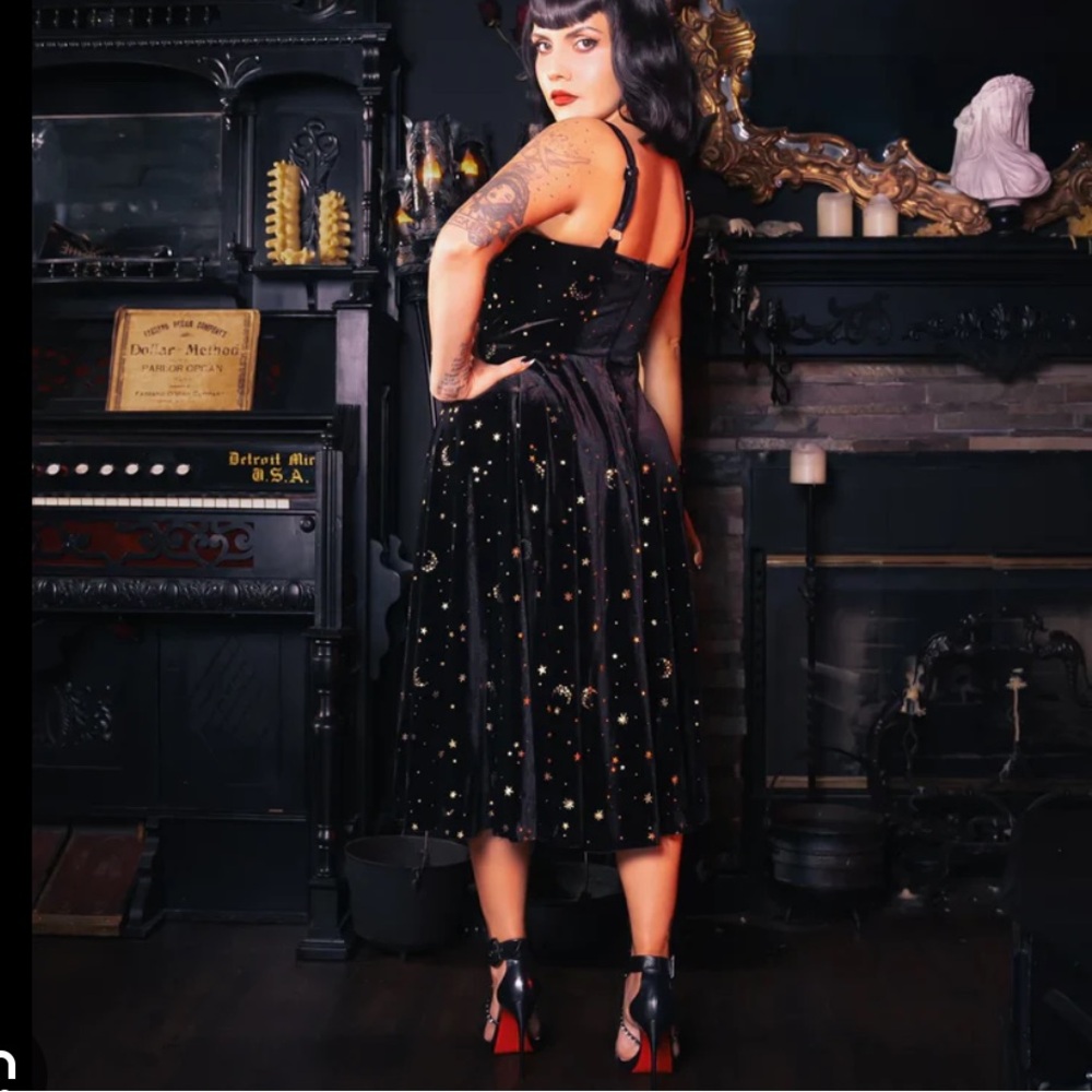 Rebel Love Lunar Luxe Velvet Dress - Picture 3 of 4